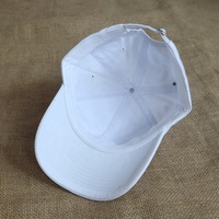 Gorra de Béisbol Blanca de 6 Paneles con Logotipo Bordado Personalizado al por Mayor, Gorra Deportiva de Sarga de Algodón con Visera Curva, Estilo Dad Hat, para Hombre y Mujer
