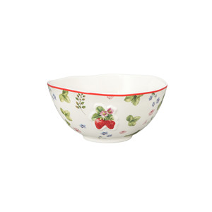 Juego de <span class=keywords><strong>Vajilla</strong></span> de Porcelana con Diseño de Fresas, Estilo Inglés, 16 Piezas, con Relieve 3D, para 4 Personas, para Restaurante o Cafetería - Product Image 5