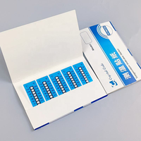 Autocollant de suivi de température résistant à l'huile médicale, indicateur thermique réversible, étiquette sensible à la chaleur, capteur de changement de couleur multi-points