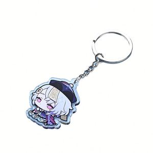 Custom Acrylic <b>Anime</b> Kpop <b>Keychain</b> UV Printing Eco-friendly Creative Advertising Promotion Party Holographic Die Cut - Product Image 1