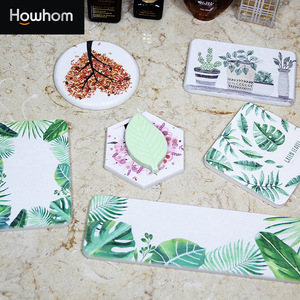 Sous-verre rond en terre de diatomée Howhom 10x10cm, absorbant l'eau, séchage rapide, anti-humidité, tapis à savon - Product Image 4