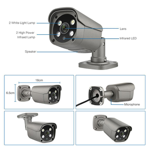 Techage-Sistema <span class=keywords><strong>de</strong></span> videovigilancia <span class=keywords><strong>de</strong></span> visión nocturna, Kit <span class=keywords><strong>de</strong></span> 8 canales, 4K, 8MP, AI, poe, 4K, a todo <span class=keywords><strong>Color</strong></span> - Product Image 6