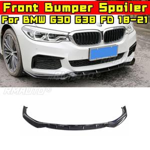 Difusor de Parachoques Delantero para Auto, Spoiler Negro Brillante, Pieza de Modificación para BMW Serie 5 G30 G38 FD 18-21, Protector, Accesorios para Auto - Product Image 3