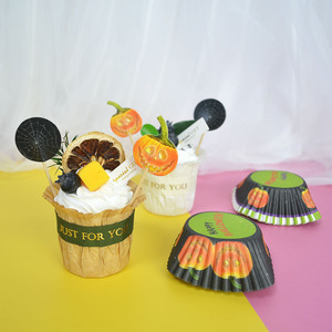Set di 48 Cupcake per Halloween, con Scritta 'Happy Halloween' e Decorazioni a Forma di Zucca per Feste - Product Image 5