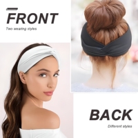 Bandeaux de yoga personnalisables pour femmes, en polyester doux et élastique, avec nœud, imprimé multicolore, collection été
