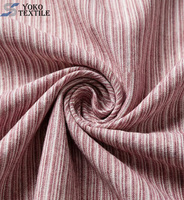 Tissu tissé teint en fil 100 % polyester - Léger, écologique, résistant au rétrécissement et aux plis, pour vêtements et usage domestique