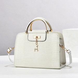 Glossy Stone Textured Women's Handbag Small <b>Square</b> Pu Crossbody Shoulder Bag Solid Color Water Resistant Everyday Use - Product Image 3