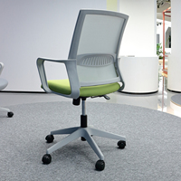 Chaise de bureau ergonomique en maille avec siège en mousse haute densité et dossier respirant pour le bureau à domicile et usage professionnel