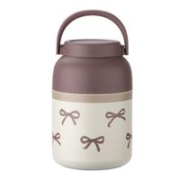 YATAI 800ML 1L Thermos Réutilisable à Vide pour Soupe Chaude, Contenant Alimentaire Isolé à Double Paroi en Acier Inoxydable 304, Boîte à Déjeuner