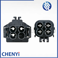 Connecteur automobile 4 broches/3 voies, prise de faisceau de câbles pour ventilateur électronique de voiture CY000411-6.3F CY000411-6.3M