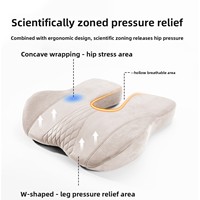 Coussin de siège court pour femmes conductrices – Coussin de siège personnalisable en mousse à mémoire de forme pour l'apprentissage de la conduite