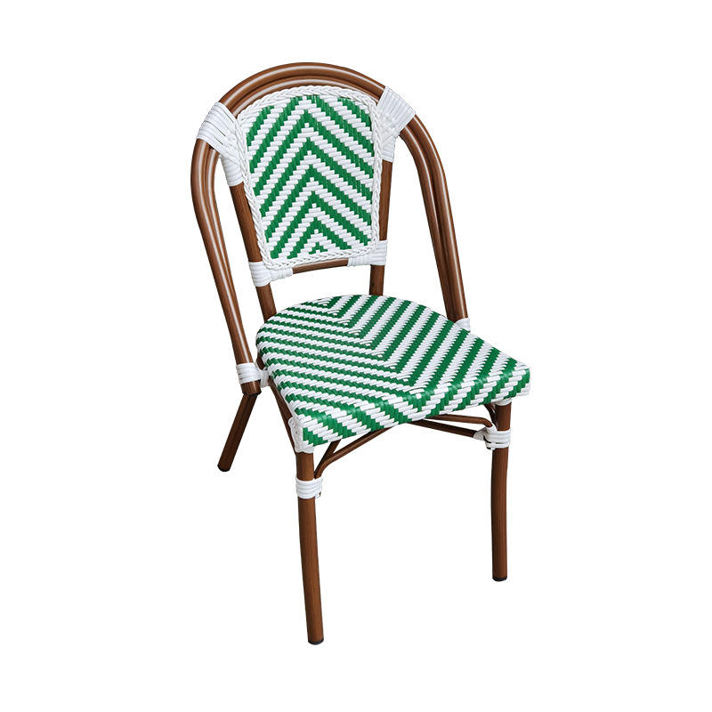 Chaise C, modèle 2 (cadre en aluminium épais, rotin PE de haute qualité)