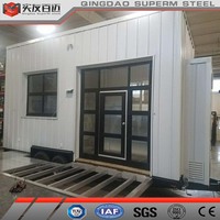 Bâtiment en acier préfabriqué fabriqué directement en usine Cadre de structure métallique commercial moderne Boutique de cafés modulaires
