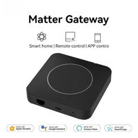 Passerelle Ethernet SIXWGH Tuya Matter Thread Zigbee, Hub Domotique Filaire Zigbee Type C LAN, Contrôle à Distance pour Apple Google Alexa