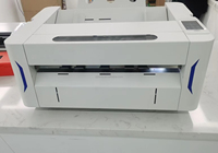 Saga outil de rainurage d'autocollant de caméra CCD après impression feuille de papier adsorbée machine de découpe de carton
