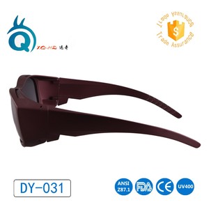 Estilo de la moda grueso gran marco <span class=keywords><strong>lentes</strong></span> de color fit over anteojos grandes hombres gafas de sol - Product Image 5