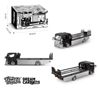 PB PB8838 MOC Nuevo Modelo de Camión de Remolque, Bloques de Construcción, Juguetes Educativos de Ensamblaje, Regalos para Niños, Sets de Bloques de Construcción