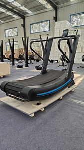 Tapis de course commercial non motorisé pour salle de sport, studio privé, <span class=keywords><strong>domicile</strong></span> – Courbe mécanique sans assistance pour la marche, avec suivi de fréquence cardiaque et calories - Product Image 6
