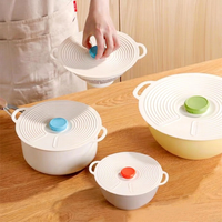 Hyri – Couvercles de casseroles en silicone de qualité alimentaire, résistants à la chaleur, réutilisables, à ventouse, toutes tailles, couleur personnalisable, pour bols, casseroles et poêles