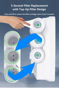 Purificador de Agua de Ósmosis <span class=keywords><strong>Inversa</strong></span> de Alto <span class=keywords><strong>Flujo</strong></span> de 5 Etapas, Sistema Compacto para un Tratamiento de Agua Eficiente en el Hogar y la Oficina - Product Image 6