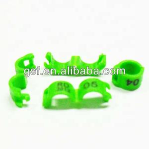 プラスチッククリップ鳥脚バンド番号付きオープン鳥脚リング鳥用ベルギープラスチックリング - Product Image 2