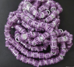 Eco Friendly Canary Identification Leg <strong>Rings</strong> Small Bird <strong>Foot</strong> Tags for Parrot Finch Pet Bird ID Bands 2026 Blue 52 - Product Image 1