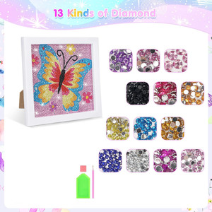 Nuevo Producto Popular: Mini Pintura de Diamantes para Niños, Diseño de Mariposa, Apto para Principiantes - Product Image 2