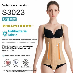 Prenda moldeadora de cuerpo posliposucción para mujer Cintura de compresión firme Adelgazamiento Levantamiento de glúteos Fajas para <span class=keywords><strong>liposucción</strong></span> de <span class=keywords><strong>abdomen</strong></span> - Product Image 6