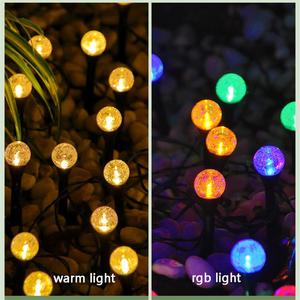 20LED RGBソーラー式IP55防水屋外景観照明、光センサー制御と充電式バッテリー付き - Product Image 4