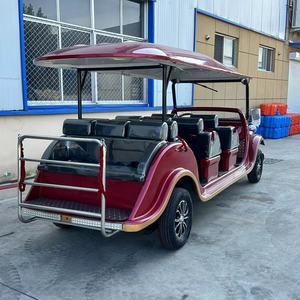 Voiturette de golf électrique de luxe vintage 2026, lumières LED, pneus tout-terrain, autonomie 50-70 km, batterie au plomb-acide - Product Image 4