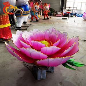 Lanterne de porte en tissu de soie chinois faite à la main avec LED, imperméable, résistante au soleil et à la neige, décoration extérieure, sculpture avec taille personnalisée - Product Image 6