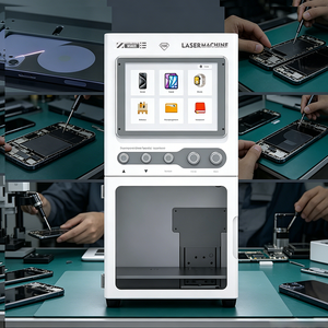 TBK 958ZE Nuova Macchina per Rimozione Schermi con Laser UV Raffreddato ad Aria, Sorgente di Luce Fredda 220V per Riparazione Schermi Curvi di Apple e <span class=keywords><strong>Samsung</strong></span> - Product Image 1
