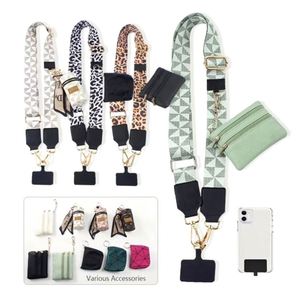 Universal <b>Polyester</b> Crossbody Phone <b>Lanyard</b>, Custom Zipper Wallet with Eco-Friendly Buckle - Product Image 1