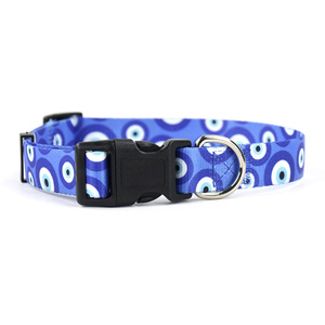 Maßgefertigtes Tribal-Print-Muster Design Einzigartige Stilvolle Weiche Bequeme Welpenhalsbänder Böses-Auge-Hundehalsband - Product Image 2