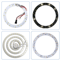 Circuit imprimé en aluminium rond pour éclairage LED circulaire à intensité variable avec LED SMD, certifié ISO9001/ROHS, testé à 100 %