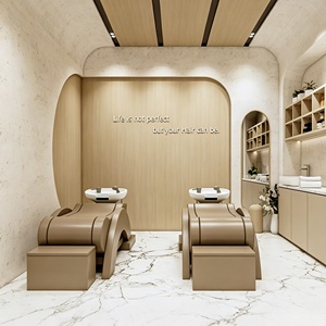 Barber Salon Shop Work Station Beauty Salon Furniture Custom Hair Salon Interior Design Full Room Customization Store Decoration - Product Image 5