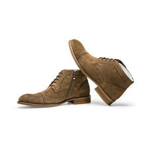 Zapatos Oxford de Hombre, Modelo 2026, de Cuero Genuino, Retro, Modernos, Grabados en Inglés, con Cordones Mate y Punta en Pico - Product Image 3