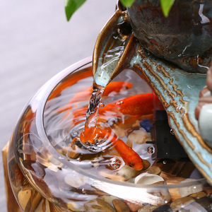 Tafelfontein Ornament Desktop Watercirculator <span class=keywords><strong>Aquarium</strong></span> Stromende functie <span class=keywords><strong>Aquarium</strong></span> - Product Image 4