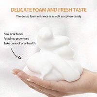 Meilleure vente haute qualité PAP Portable nettoyage menthe blanchiment des dents Vegan mousse organique dentifrice.