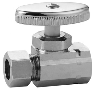 Raccordo idraulico in ottone Multi valvola di arresto di compressione filettatura femmina senza piombo - Product Image 1