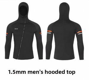 <span class=keywords><strong>Combinaison</strong></span> de plongée en apnée épaissie une pièce à manches longues pour hommes <span class=keywords><strong>combinaison</strong></span> de surf <span class=keywords><strong>combinaison</strong></span> de <span class=keywords><strong>natation</strong></span> d'hiver - Product Image 3
