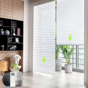 Shangrila Shades Compatible con Alexa <span class=keywords><strong>Google</strong></span> <span class=keywords><strong>Home</strong></span> Persiana motorizada con control remoto Persianas transparentes triples inalámbricas - Product Image 6