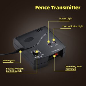 Sistema de cercado eléctrico para perros 2 en 1, impermeable, recargable, con control remoto, <span class=keywords><strong>collar</strong></span> de entrenamiento - Product Image 3