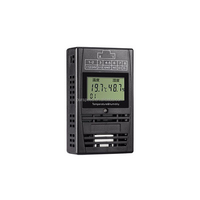 Sensor Suhu & Kelembapan Industri dengan Layar LCD RS485 MODBUS Data Logger Akurasi 0.3/3%RH Rating IP56 12V DC