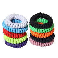 10 couleurs lacets de chaussures bouclés en spirale 4MM lacets élastiques épais ronds élastiques sans lacets