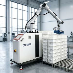 Bras robotisé 6 axes, charge utile de 50 kg, cobot de palettisation avec ventouse pour convoyeur, fourni avec solution de programmation hors ligne - Product Image 1