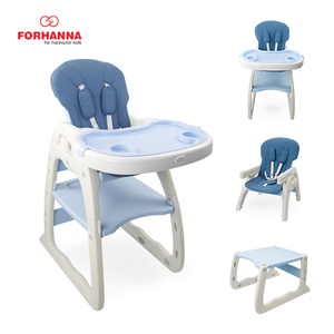 Chaise haute multifonctionnelle FORHANNA 5 en 1 pour bébé, <span class=keywords><strong>tabouret</strong></span> convertible pour enfant, plateau double détachable, <span class=keywords><strong>ceinture</strong></span> de sécurité pour la salle à manger à domicile - Product Image 2