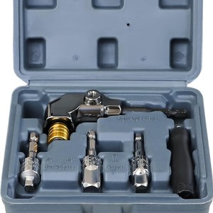 Right Angle Drill Adapter Set 1/4 In Chrome Vanadium Steel For Home Auto Repair Tools With Case - Product Image 1
