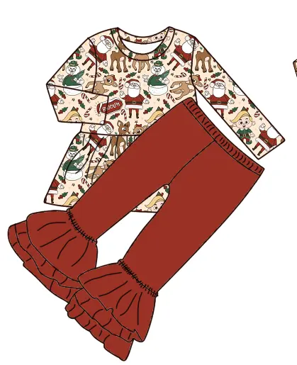 Qingli OEM Санта-Снеговик дизайнерские детские летние подтяжки для девочек костюм с баской в полоску шорты Детская летняя одежда