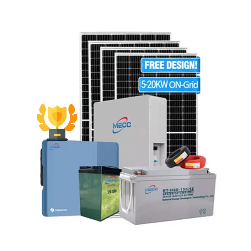 Full Solar 6KW 8KW 10KW Off Grid With Solar Panel Inverter Energy Generator Kit PV Solar Energy System 5KW